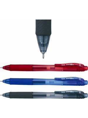 Pentel Energel 0.5 mm Basmalı Jel Kalem Mavi / BLN105C