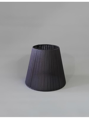 Empressco Şık Siyah Organize Kumaş Avize Kol Şapkası 14X9 Cm, Tek Adet