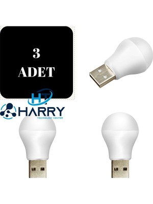 Empressco Mini USB Beyaz Işık LED Ampul Seti, Çocuk Odası ve Okuma Işığı