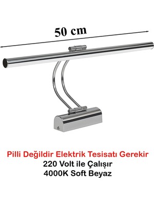 Empressco 50CM LED Aplik Banyo ve Çalışma Masası Duvar Aydınlatma Lambası