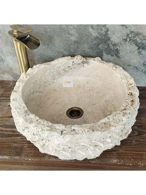 Empressco Traverten Doğal Yapılı Çanak Lavabo - Fiyatı, Yorumları