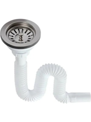 Empressco Çöpmak Büyük Mutfak Evye Lavabo Sifonu Geniş Süzgeç Sifon - Fiyatı, Yorumları