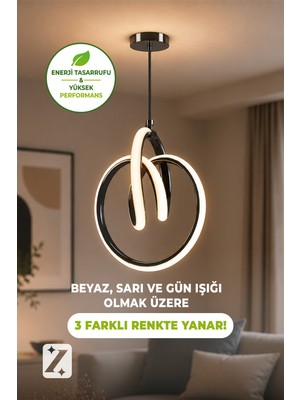 Empressco 3 Renk LED Mini Dünya Sarkıt Avize, Modern ve Şık Dekorasyon Seçeneği