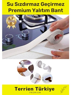Empressco Duş Pvc Lavabo Küvet Tezgah Kenar Banyo Mutfak Pencere 3,2 mt Su Sızdırmaz Geçirmez Yalıtım Bant - Fiyatı, Yorumları
