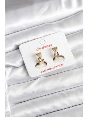 Clariss 14K Gold Renk Kaplama cm Kadın Küpe
