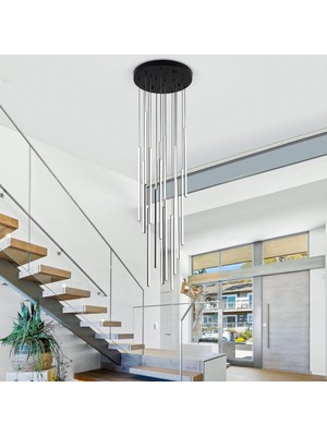 Empressco Modern LED Avize Sarkıt, 3 Renk Seçeneği, 200 cm Uzunluk, Şık Tasarım
