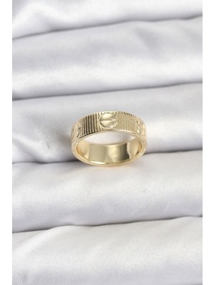 Clariss Gold Renk Model Kadın Yüzük
