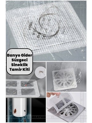Empressco 1 Adet Lavabo Süzgeci Banyo Gider Kapatıcı Sineklik Tamir Kiti Pratik Banyo Saç Kılı Tutucu - Fiyatı, Yorumları