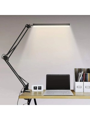 Empressco Katlanabilir Çalışma Okuma Çizim Masa Lambası, Ayarlanabilir LED Işık