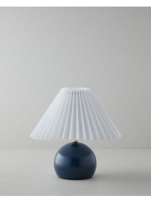 Empressco Şık Metal Abajur, 24 Cm, Lacivert, Modern ve Hafif Tasarım