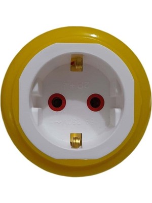 Empressco Sarı LED Gece Lambası, Prizli, Açma-Kapama Anahtarı, Şık ve Kullanışlı