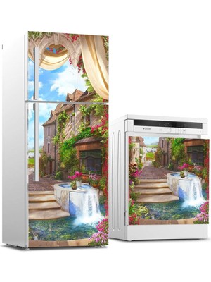 Belirtilmemiş Buzdolabı ve Bulaşık Makinası Beyaz Eşya Sticker Kaplama Italya Eski Ev
