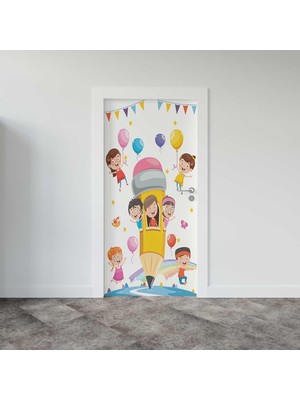 Belirtilmemiş Kapı Giydirme Kapı Sticker Folyosu Kalem Balon