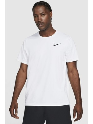 Nike Pro Dri Fit Short Sleeve Mens Tee Erkek Antreman Tişörtü Beyaz