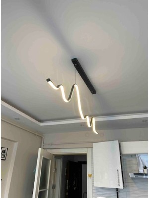 Empressco Şık 3 Renkli LED Sarkıt Avize, 120 cm Uzunluk, Modern Tasarım