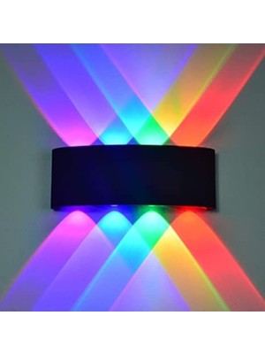 Empressco Renkli LED Aplik, Modern Tasarım, Otel ve Cafe Dekorasyonu, 8W