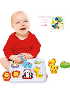 Empressco Sevimli Hayvanlar Bul Tak 12 36 Ay Puzzle Hediyeli - Fiyatı, Yorumları
