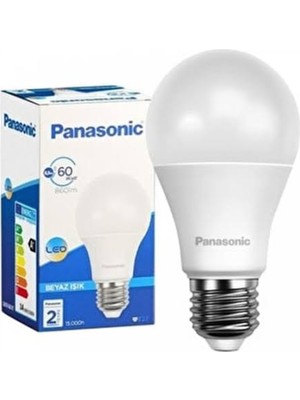 Panasonic 8.5W E27 LED Ampul 6500K Beyaz Işık Tasarruflu Ampul