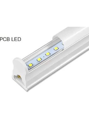 Cata 10W 58CM T5 LED Bant Armatür Beyaz Işık Eklenebilir Anahtarlı CT-2467