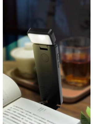 Empressco Şarjlı Klipsli LED Kitap Okuma Lambası, 3 Renk, 9 Mod, Usb, Mini Taşınabilir
