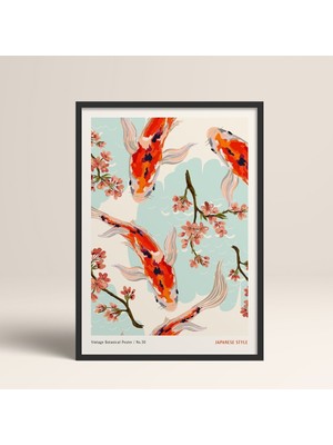 Empressco Şık Çerçeveli Japon Tarzı Nanbara Sakujiro Tablo 30X40/40X60/50X70CM
