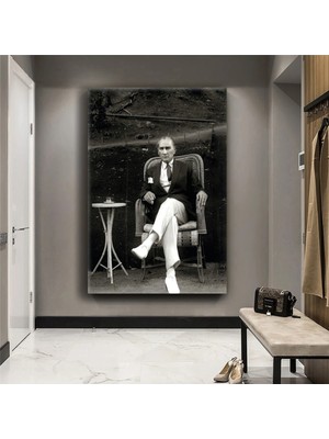 Empressco Kanvas Atatürk Portresi, Şık ve Modern Dekorasyon Için Mükemmel Seçim
