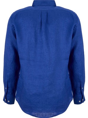 Brooks Brothers Mavi  Erkek Düğmeli Regular Fit Gömlek