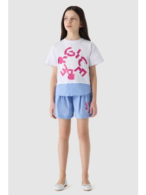 Iceberg  Kız Çocuk Beyaz Tshirt