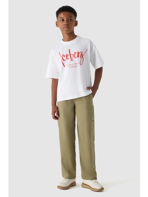 Iceberg  Erkek Çocuk Beyaz Tshirt
