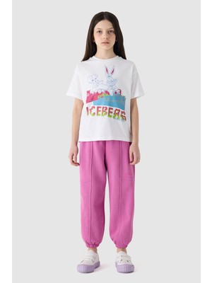 Iceberg  Kız Çocuk Beyaz Tshirt