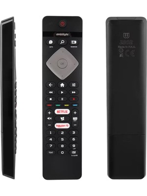 KSB Store Philips 43PUS6504/62 Ambilight Netflix-Rakuten Tv Tuşlu LED Tv Kumandası