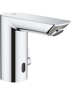 Grohe Bau Cosmo E Fotoselli Lavabo Musluğu Krom Malzeme ile Çift Su Girişli Pilli Model -36451000