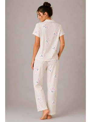 Myhanne Desenli Kadın Pijama Takımı 9930