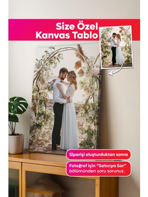 Empressco Kişiye Özel Büyük Boy Kanvas Tablo 50X70CM, Dekoratif Sanat Eseri