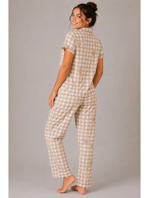 Myhanne Desenli Kadın Pijama Takımı 9930
