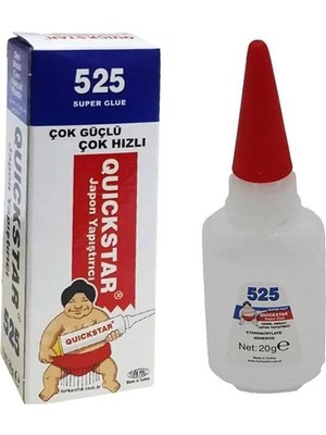 KSB Store Quickstar 525 Japon Yapıştırıcısı 20 Gr.