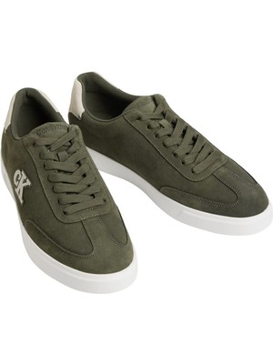 Calvin Klein Erkek Haki Calvin Klein Low Prof Cupsole Su, 0ıa, 41 Haki Erkek Spor Ayakkabı & Sneaker