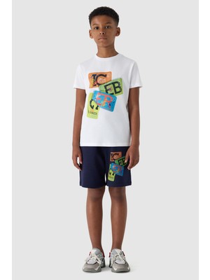 Iceberg  Erkek Çocuk Beyaz Tshirt