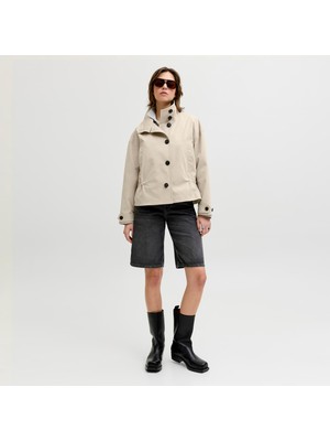 Jack & Jones Kadin Dik Yaka Dügmeli Ceket - Olivia