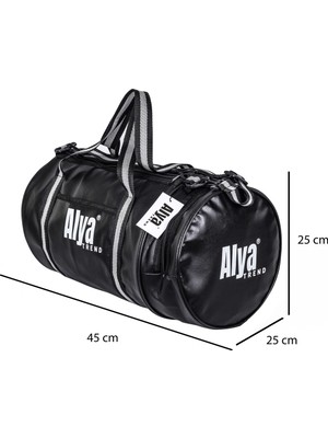 Empressco Unisex Geniş Hacimli Su Geçirmez Suni Deri Uzun Askılı Seyahat Gym Fitness Silindir Spor Çantası - Fiyatı, Yorumları