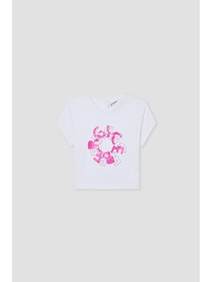 Iceberg  Kız Bebek Beyaz Tshirt