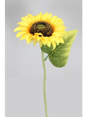 Empressco Sarı Yapay Ayçiçeği Dalı 33 Cm, Dekoratif Çiçek, Canlı Görünüm