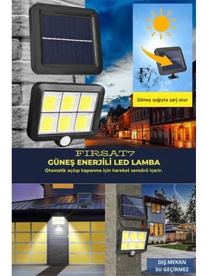 Empressco Güneş Enerjili Panelli LED Bahçe Aydınlatma, Su Geçirmez, Iç/dış Mekan Kullanım