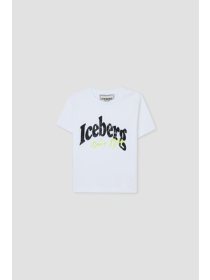 Iceberg  Erkek Bebek Beyaz Tshirt