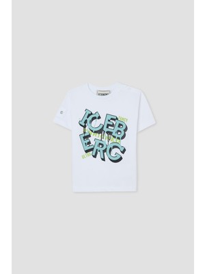 Iceberg  Erkek Bebek Beyaz Tshirt