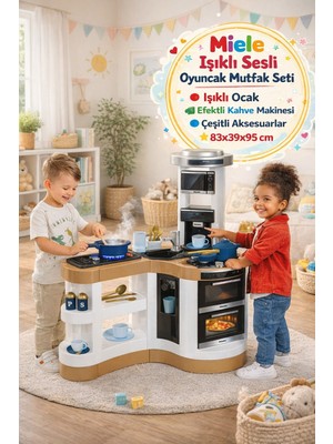 Empressco Klein Işıklı Sesli Oyuncak Mutfak Seti + Kahve Makinesi 83X39X95 cm - Fiyatı, Yorumları