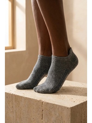 Katia & Bony Unisex Sneaker Step Çorap Koyu Gri