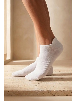Katia & Bony Unisex Sneaker Step Çorap Beyaz