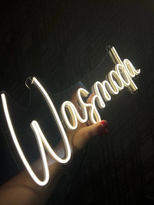 Deccor Evim 7 Harfli Kişiye Özel Neon LED Yazı