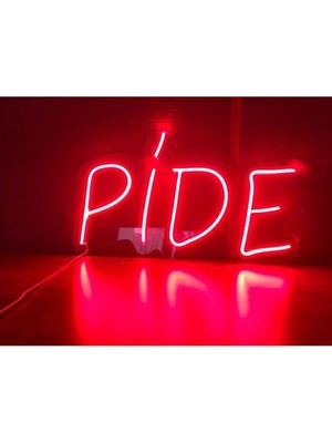 Deccor Evim Pide Yazılı Neon LED Yazı